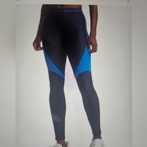 Under Armour Gray and Light Green Leggings